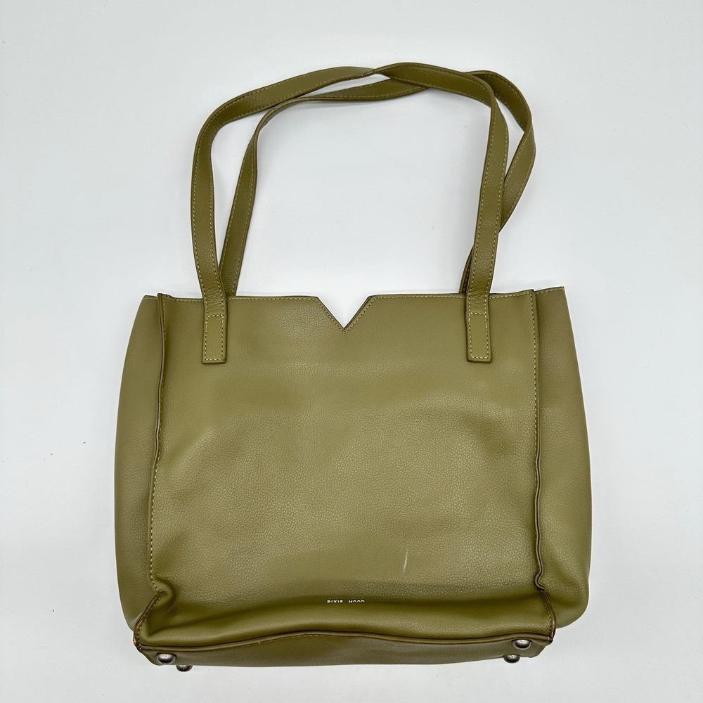 Pixie Mood Vegan Leather Alicia Mini‎ Tote Sage Green w Small Matching Bag Indie